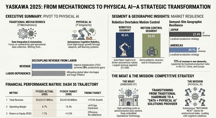 YASKAWA 2025: FROM MECHATRONICS TO PHYSICAL AI-A STRATEGIC TRANSFORMATION