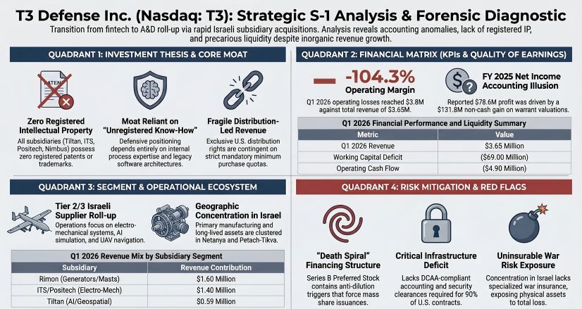 T3 Defense Inc: Strategic S-1 Analysis & Forensic Diagnostic