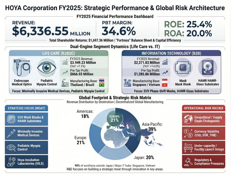 HOYA Corporation FY2025: Strategic Performance & Global Risk Architecture