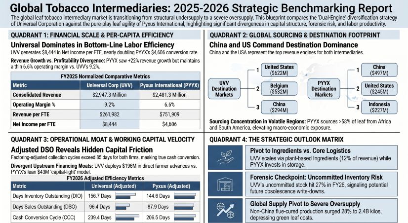 Global Tobacco Intermediaries: 2025-2026 Strategic Benchmarking Report
