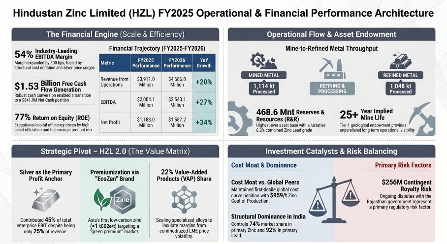 Hindustan Zinc Limited (HZL) FY2025 Operational & Financial Performance Architecture
