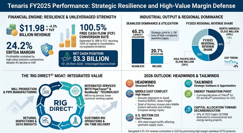 Tenaris FY2025 Performance: Strategic Resilience and High-Value Margin Defense