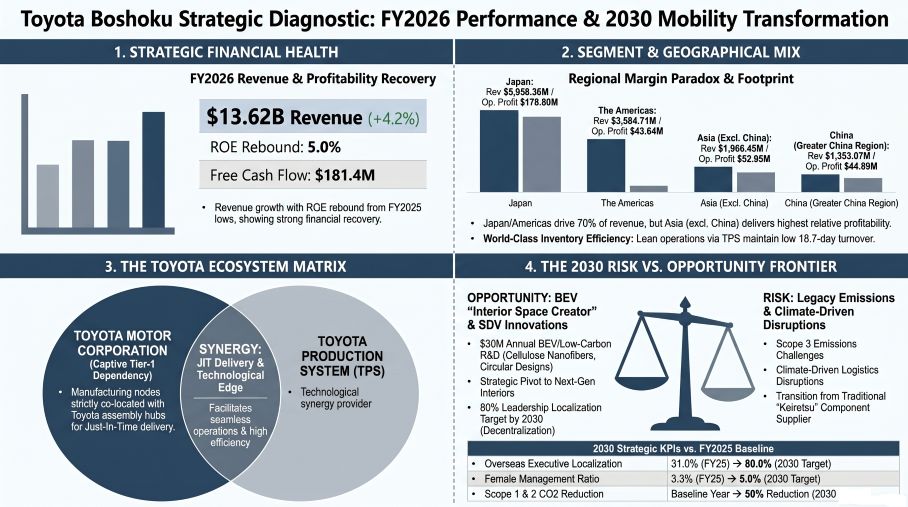 Toyota Boshoku Strategic Diagnostic: FY2026 Performance & 2030 Mobility Transformation