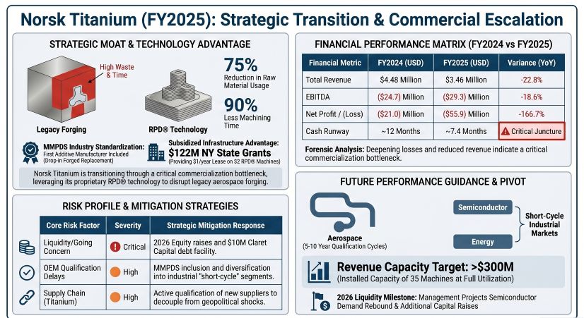 Norsk Titanium FY2025: Strategic Transition & Commercial Escalation