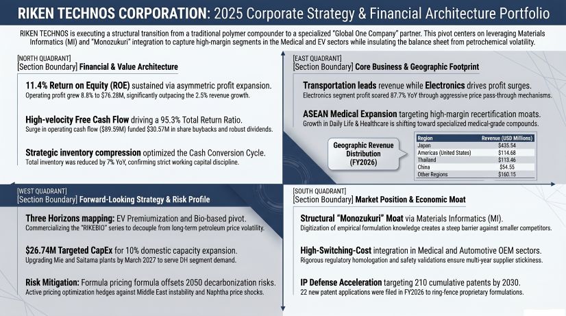 RIKEN TECHNOS CORPORATION: 2025 Corporate Strategy & Financial Architecture Portfolio