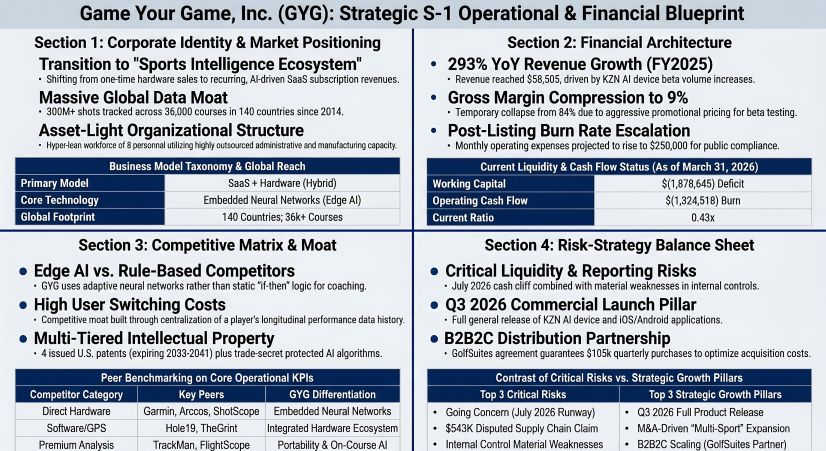 Game Your Game Inc (GYG): Strategic S-1 Operational & Financial Blueprint