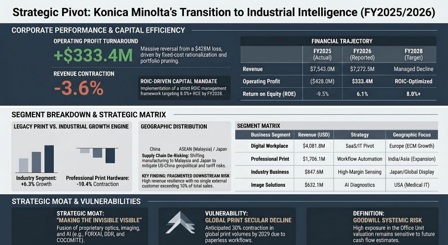 Konica Minolta's Transition to Industrial intelligence (FY2025/2026)