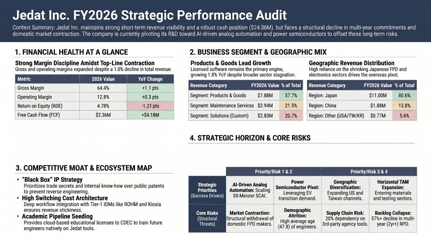 Jedat Inc FY2026 Strategic Performance Audit