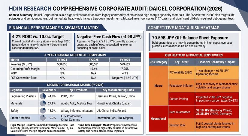HDIN RESEARCH COMPREHENSIVE CORPORATE AUDIT: DAICEL CORPORATION (2026)