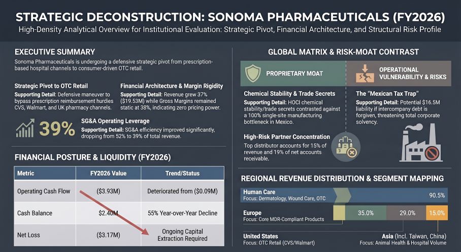 STRATEGIC DECONSTRUCTION: SONOMA PHARMACEUTICALS (FY2026)
