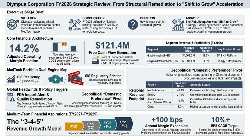 Olympus Corporation FY2026 Strategic Review: From Structural Remediation to Shift to Grow Acceleration