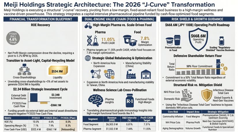 Meiji Holdings Strategic Architecture: The 2026 "J-Curve" Transformation