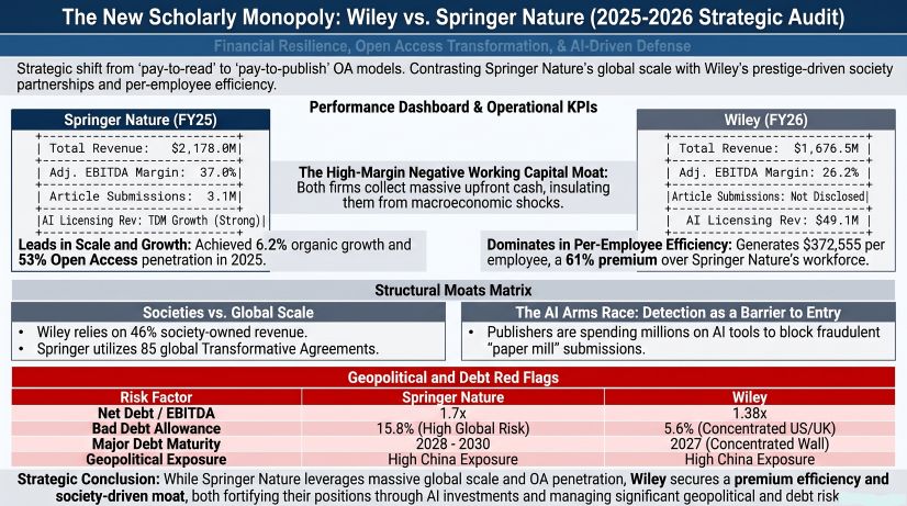 The New Scholarly Monopoly: Wiley vs Springer Nature (2025-2026 Strategic Audit)