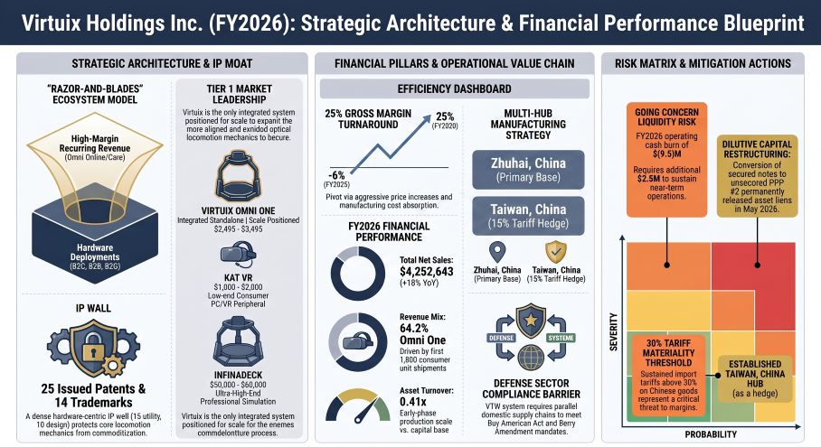 Virtuix Holdings Inc: Strategic Architecture & Financial Performance Blueprint