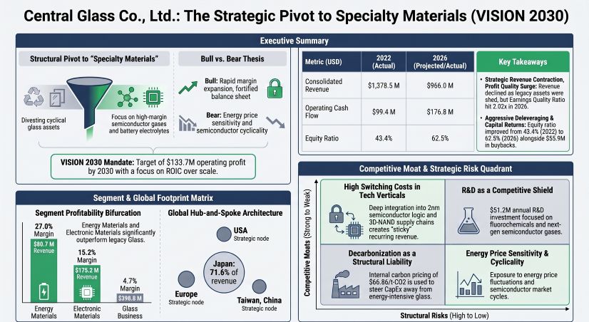 Central Glass: The Strategic Pivot to Specialty Materials (VISlON 2030)