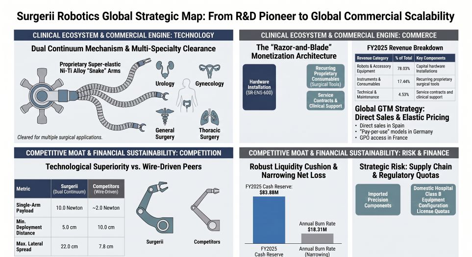 Surgeri Robotics Global Strategic Map: From R&D Pioneer to Global Commercial Scalability