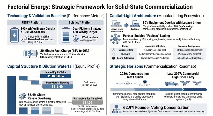 Factorial Energy: Strategic Framework for Solid-State Commercialization