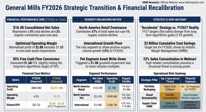 General Mills FY2026 Strategic Transition & Financial Recalibration