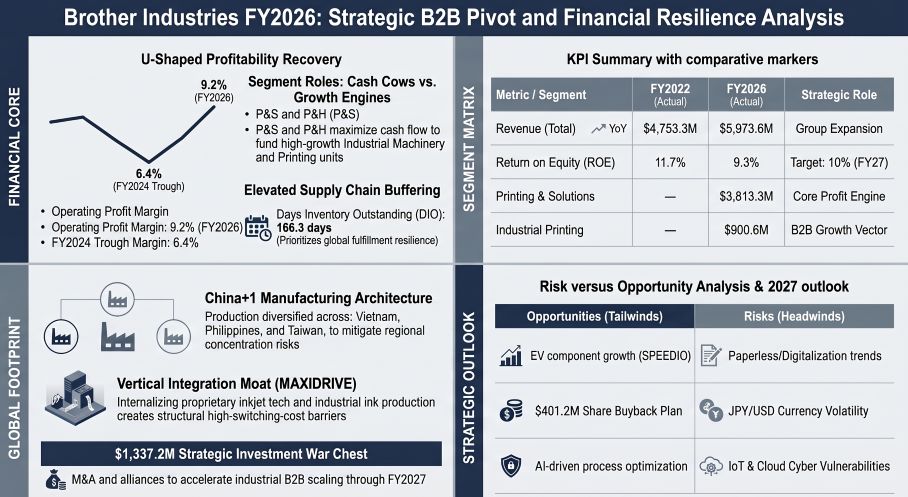Brother Industries FY2026: Strategic B2B Pivot and Financial Resilience Analysis