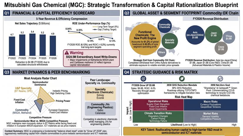 Mitsubishi Gas Chemical (MGC): Strategic Transformation & Capital Rationalization Blueprint