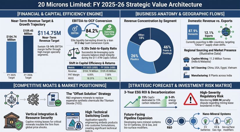 20 Microns Limited: FY 2025-26 Strategic Value Architecture