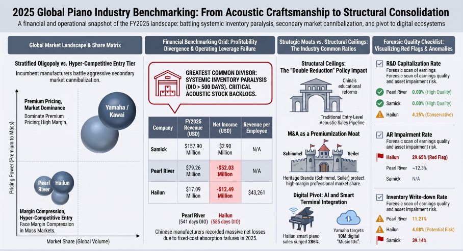 2025 Global Piano industry Benchmarking: From Acoustic Craftsmanship to Structural Consolidation