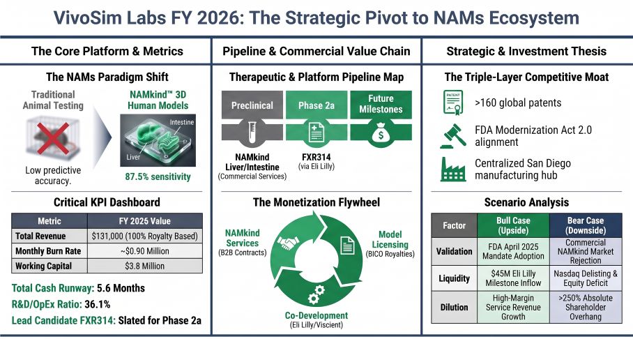 VivoSim Labs FY 2026: The Strategic Pivot to NAMs Ecosystem
