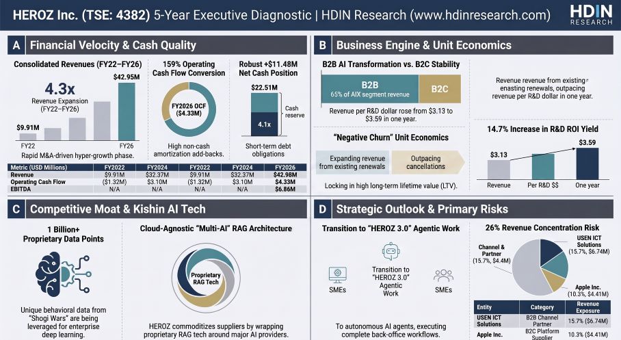 HEROZ Inc 5-Year Executive Diagnostic