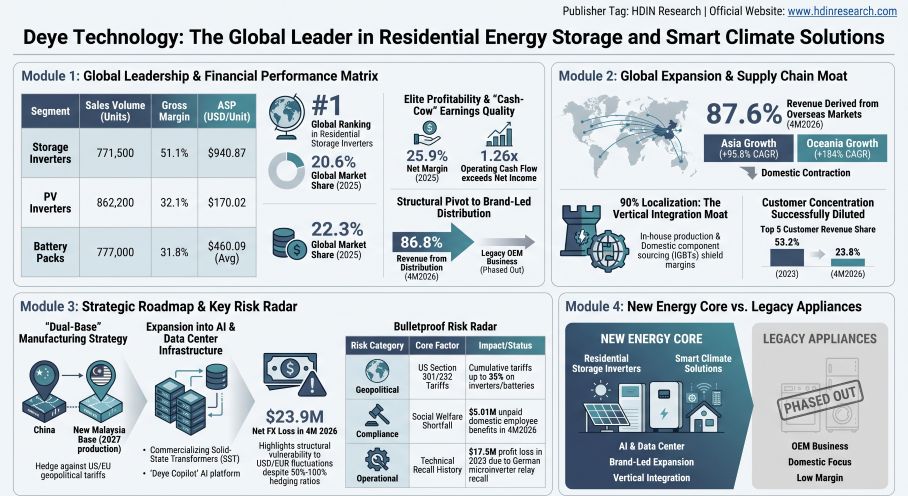 Deye Technology: The Global Leader in Residential Energy Storage and Smart Climate Solutions