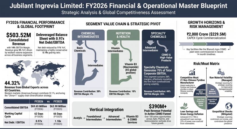 Jubilant Ingrevia Limited FY2026 Financial & Operational Master Blueprint