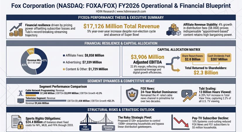 Fox Corporation FY2026 Operational & Financial Blueprint