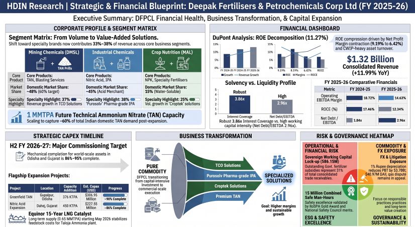 Strategic & Financial Blueprint: Deepak Fertilisers & Petrochemicals Corp Ltd (FY 2025-26)
