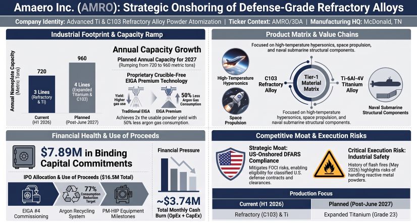 Amaero Inc (AMRO): Strategic Onshoring of Defense-Grade Refractory Alloys