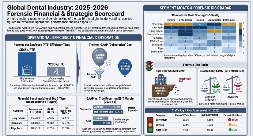 Global Dental Industry: 2025-2026 Forensic Financial & Strategic Scorecard