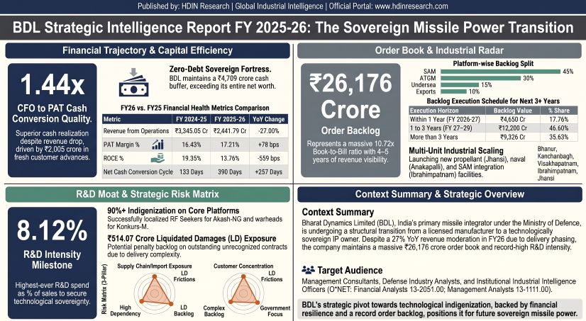 BDL Strategic Intelligence Report FY 2025-26: The Sovereign Missile Power Transition