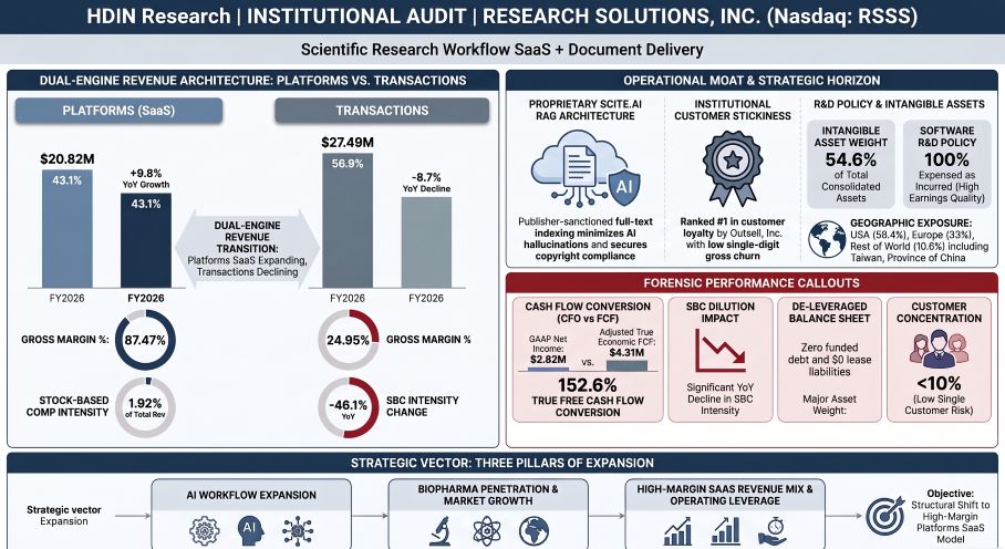 RESEARCH SOLUTIONS Institutional Audit Analysis