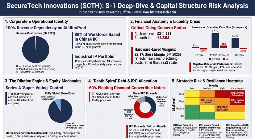 SecureTech Innovations (SCTH) S-1 Deep-Dive & Capital Structure Risk Analysis