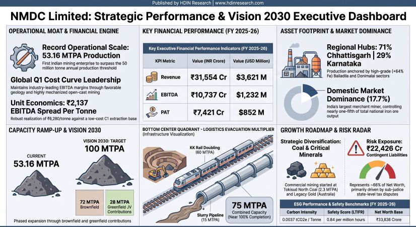 NMDC Limited Strategic Performance & Vision 2030 Executive Dashboard