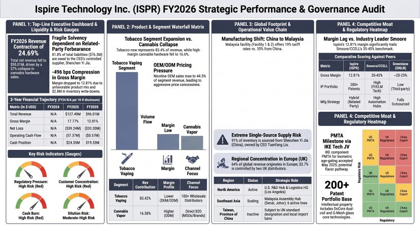 Ispire Technology Inc (ISPR) FY2026 Strategic Performance & Governance Audit