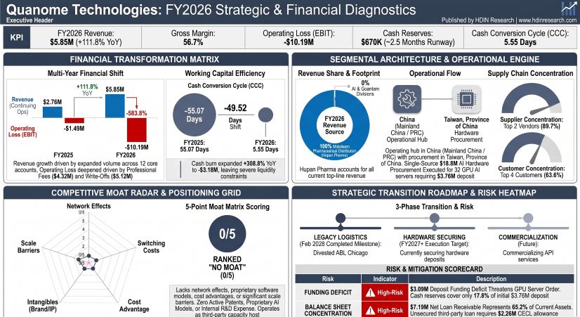 Quanome Technologies FY2026 Strategic & Financial Diagnostics