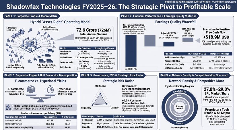 Shadowfax Technologies FY2025-26 The Strategic Pivot to Profitable Scale