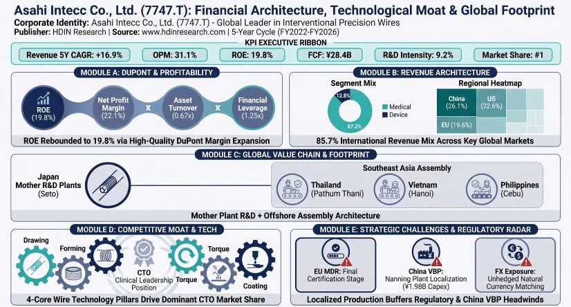 Asahi intecc Financial Architecture, Technological Moat & Global Footprint