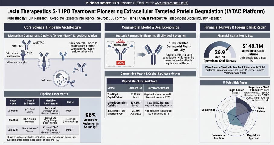 Lycia Therapeutics S-1 lPO Teardown Pioneering Extracellular Targeted Protein Degradation