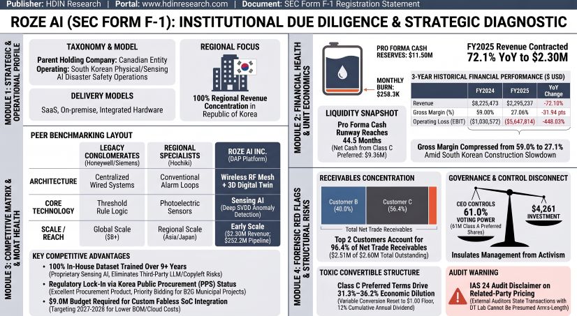 ROZE AI (SEC FORM F-1) INSTITUTIONAL DUE DILIGENCE & STRATEGIC DIAGNOSTIC