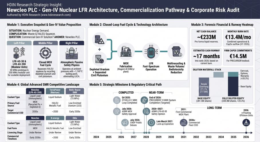 Newcleo PLC - Gen-lV Nuclear LFR Architecture, Commercialization Pathway & Corporate Risk Audit