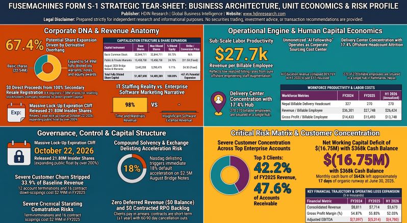 FUSEMACHINES FORM S-1 STRATEGIC TEAR-SHEET BUSINESS ARCHITECTURE, UNIT ECONOMICS & RISK PROFILE