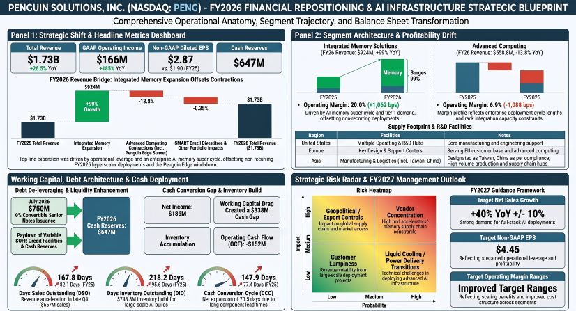 Penguin Solutions FY2026 Financial Repositioning Strategic Blueprint