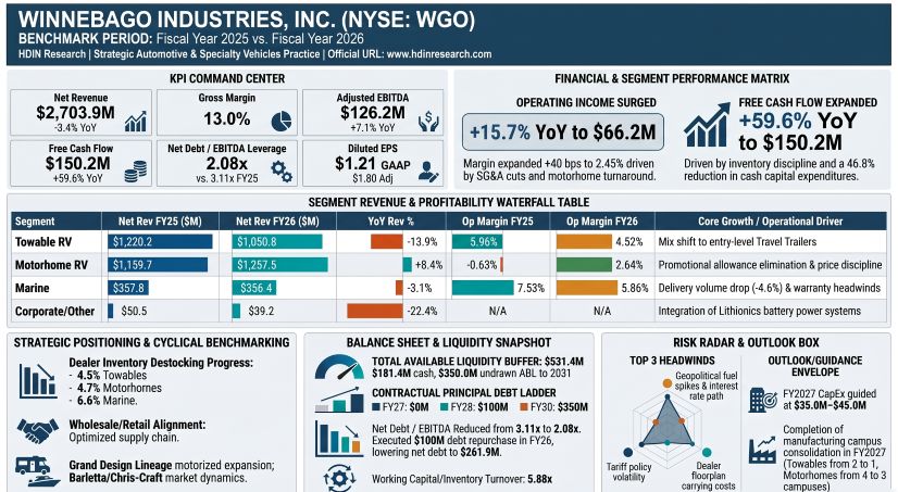 WINNEBAGO INDUSTRIES Financial Performance Analysis